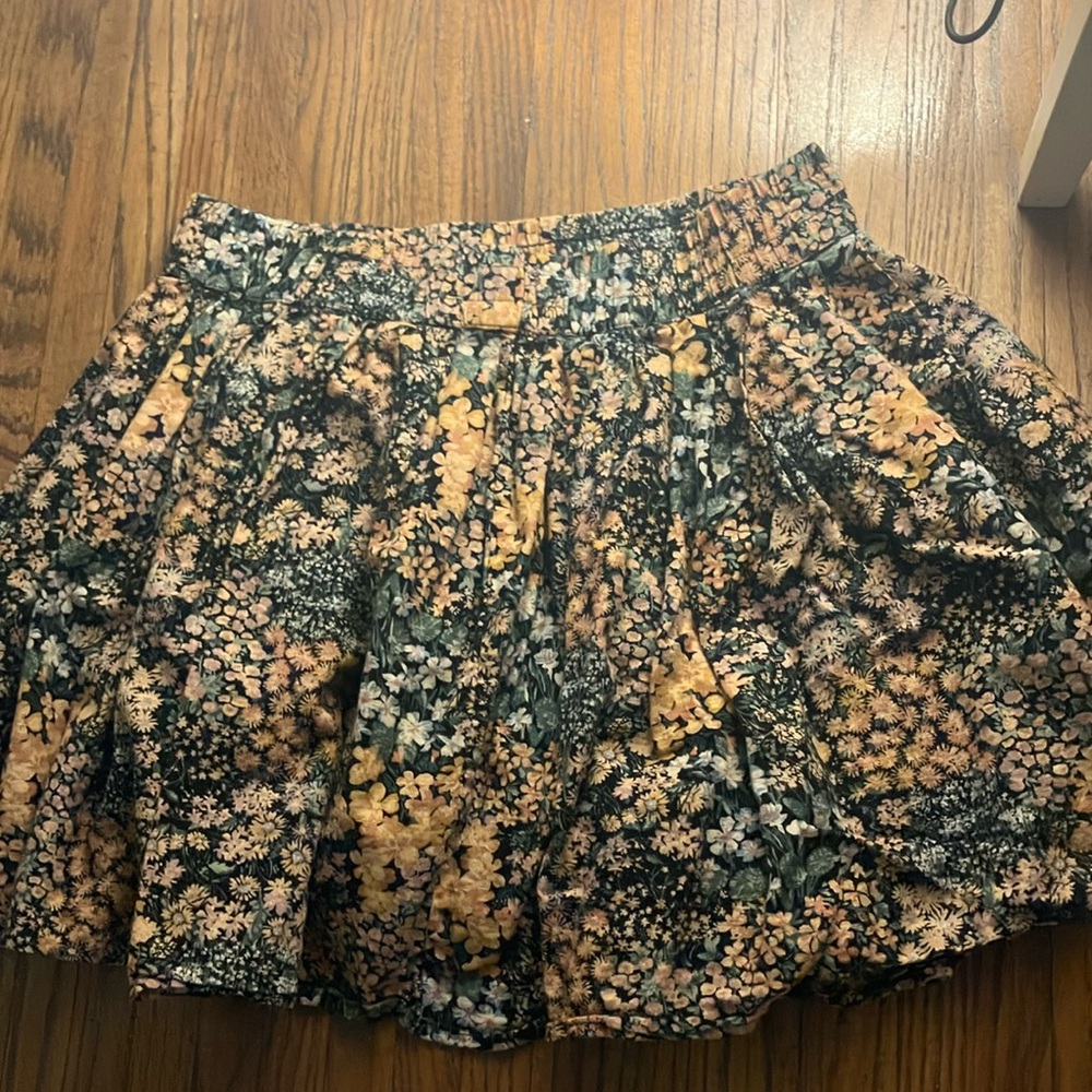 floral, American eagle mini skirt